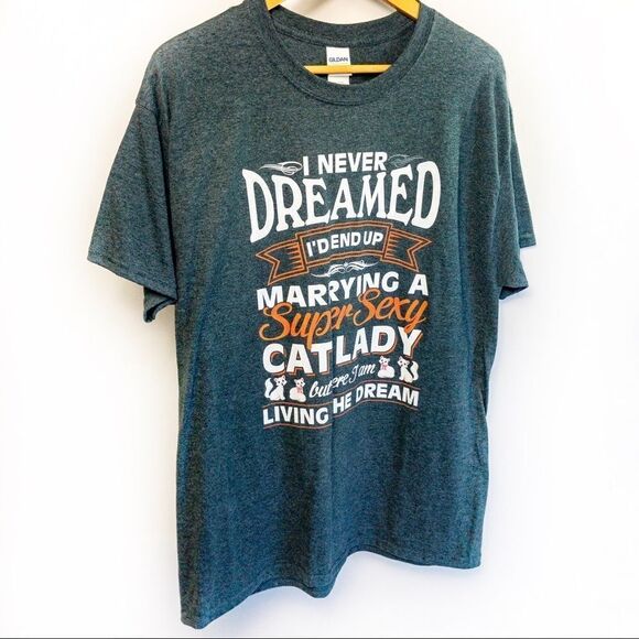 Really Long Quote Graphic Tee Sz L - Picture 2 of 7